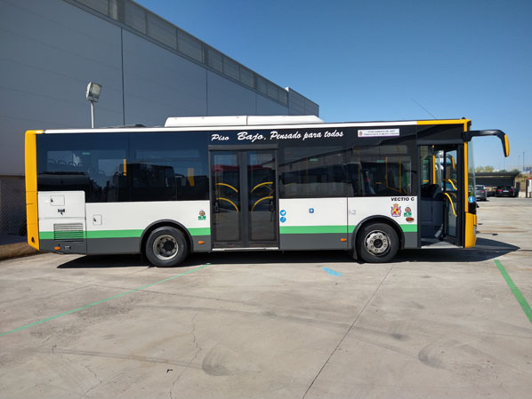 Uno de los buses Otokar que recorrerá Jaén.