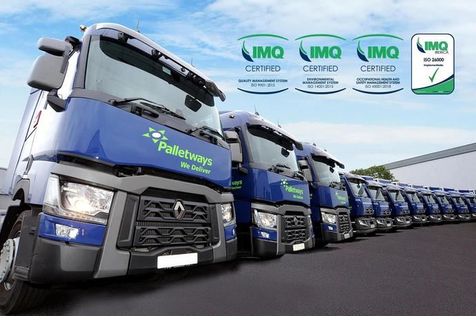 Palletways logra la recertificación de su sistema integrado de gestión ISO