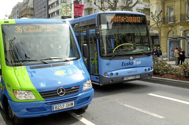 Dos de cada 10 vascos utilizan el transporte colectivo, y el 35% el vehículo privado