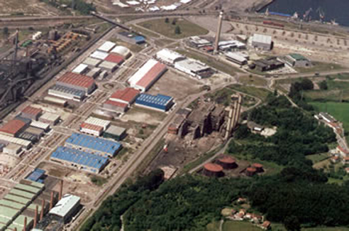 Vista aérea del Parque Empresarial Principado de Asturias (PEPA).