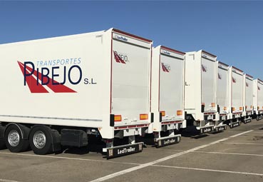 Transportes Pibejo incorpora 50 semirremolques usados de Lecitrailer