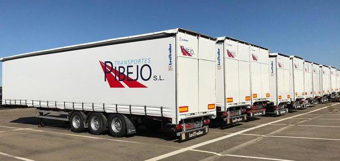Transportes Pibejo incorpora 50 semirremolques usados de Lecitrailer