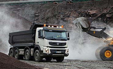 El Volvo FMX celebra 10 años, al servicio de la construcción