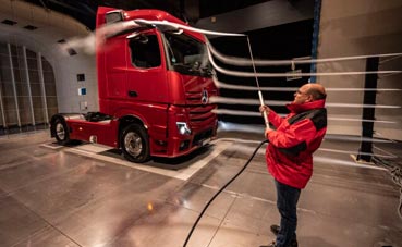 Tecnología aerodinámica para el nuevo Actros