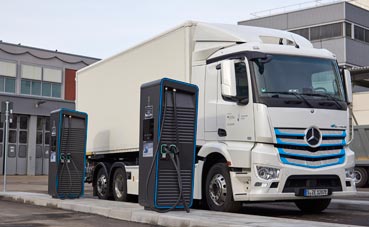 Iniciativa de E-Mobility para cargar camiones eléctricos