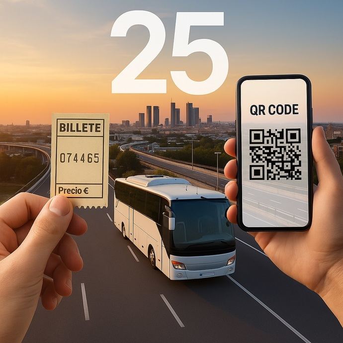 Del billete al código QR: 25 años de transformación en el modelo de movilidad