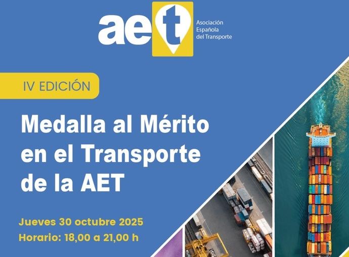 La AET celebrará la IV edición de las Medallas al Mérito en el Transporte