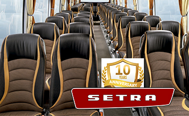 Setra Voyage, 10 años de asientos de autocar