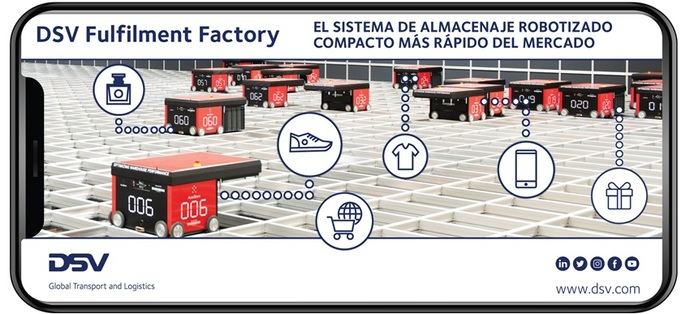 DSV presenta el primer almacén robotizado AutoStore en España en el SIL