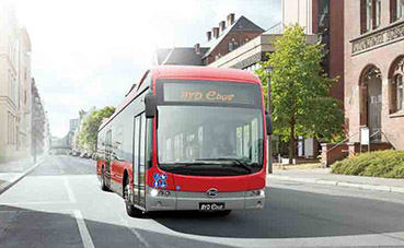 13 e-buses BYD comisionados para Suecia