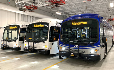 Edmonton, suma 40 autobuses eléctricos en Proterra, durante 2020