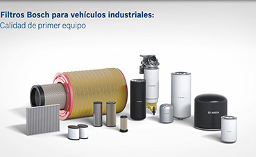 Filtros Bosch creados para vehículos industriales