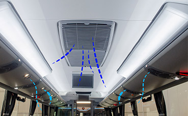 Marcopolo presenta su sistema de luz ultravioleta para autobuses