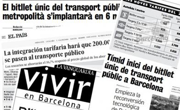 Veinte años de integración tarifaria en el transporte de Barcelona