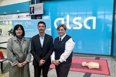 Alsa se convierte en la primera empresa cardiosegura de España