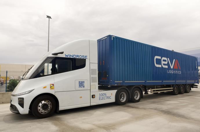 Ceva Logistics lanza su primera ruta larga 100% eléctrica en España