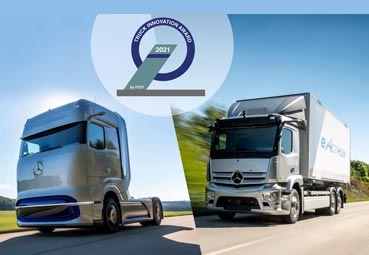 Premiados los Mercedes-Benz eActros y Mercedes-Benz GenH2 Truck