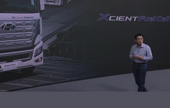 Hyundai presenta su apuesta mundial por el hidrógeno con el Xcient Fuel Cell