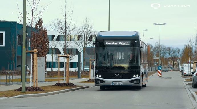 Quantron lanza su autobús urbano 'Cizaris', 100% eléctrico de 12 metros