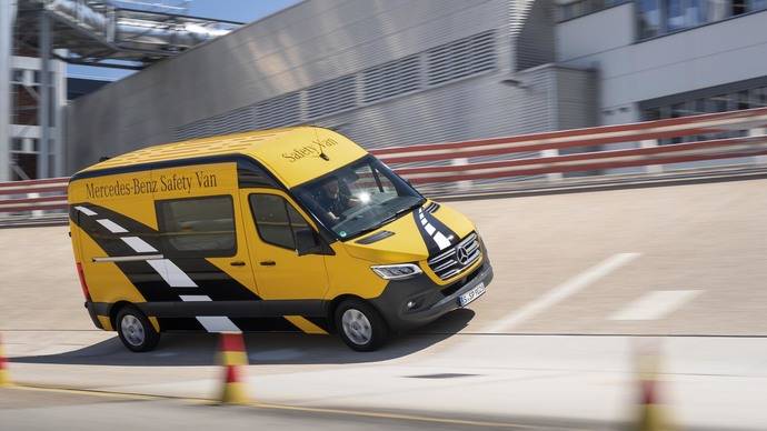 Las furgonetas de Mercedes-Benz poseen avanzados sistemas de seguridad