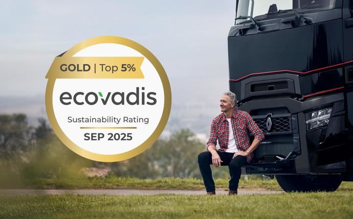 Renault Trucks obtiene certificación Ecovadis Gold por séptimo año consecutivo