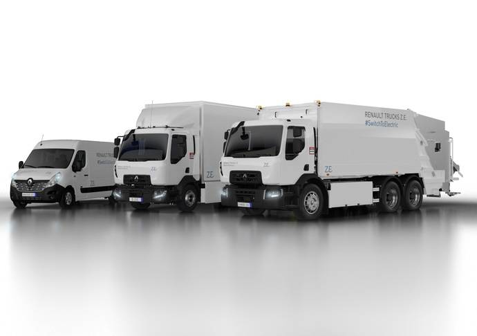 Renault Trucks presenta su segunda generación de furgoneta y camiones eléctricos