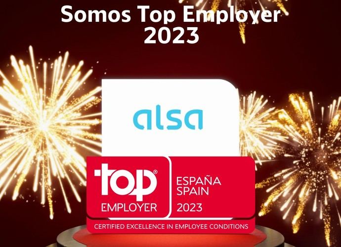 Alsa, primera empresa certificada como Top Employer 2023