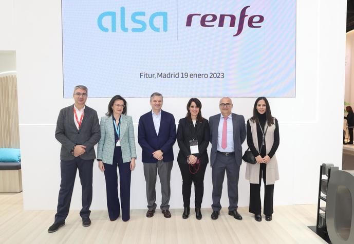 Renfe y Alsa renuevan en Fitur el uso combinado de tren y autobús