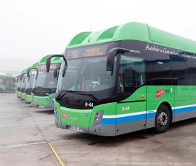 Grupo Ruiz presenta 13 nuevos autobuses propulsados por GNC