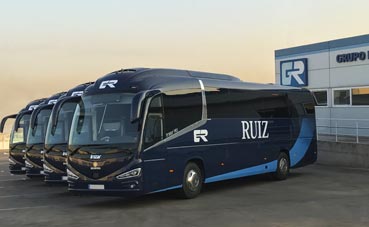 Ruiz rejuvenece su flota de discrecional con cinco autobuses