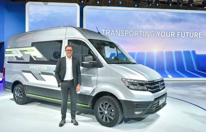 El nuevo Volkswagen Crafter HyMotion.