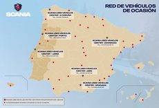 Mapa red de Centros de Vehículos de Ocasión.