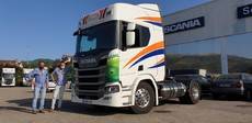 Transportes Crespo y Cousido apuesta por el gas de la mano de Scania