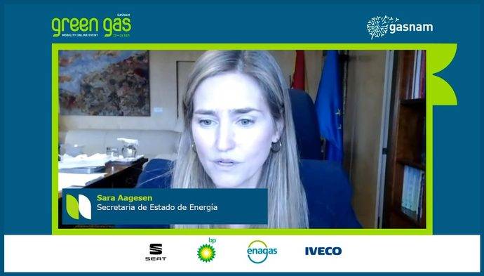 La secretaria de Estado de Energía, Sara Aagesen.