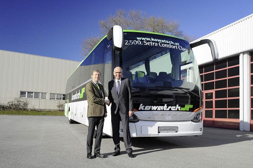 Setra entrega el autobús 2500 de la ComfortClass 500