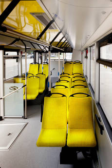 Interior del nuevo Solaris Urbino.