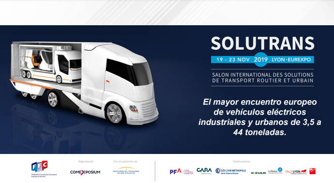 Cartel de Solutrans para la edición de este año 2019.