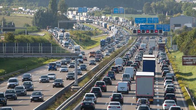 Una autopista alemana.