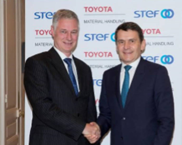 Contrato europeo estratégico de cuatro años entre Stef y Toyota