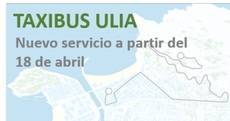 Nuevo servicio Tb6 taxibús Ulia a la demanda
