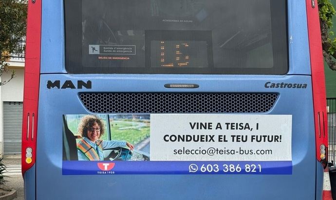 Teisa ofrece tres meses de alojamiento gratuito a sus conductores