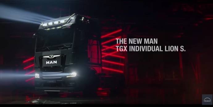 Estreno mundial virtual: MAN descubre el TGX Individual Lion S en YouTube