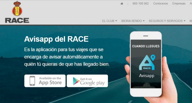 La nueva aplicación creada por Race.