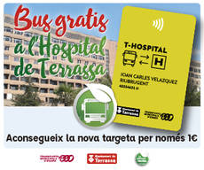 Terrassa pone en marcha la tarjeta de autobús ‘T-Hospital’