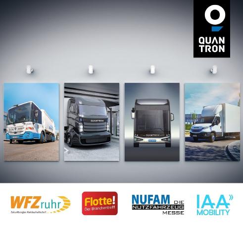 Quantron presenta su portafolio de vehículos comerciales en cuatro ferias