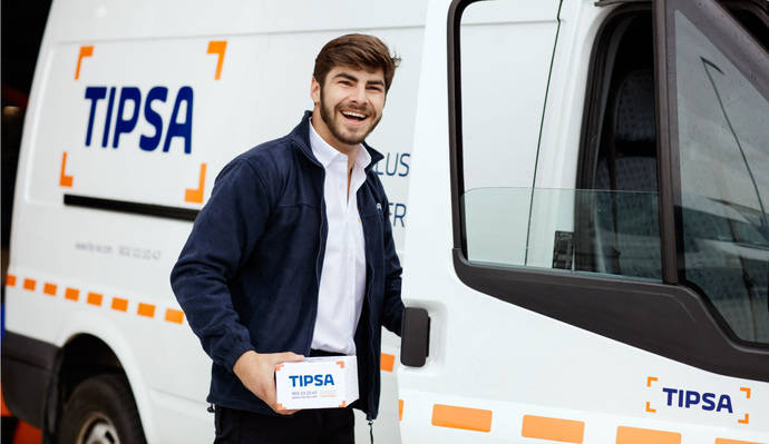 Tipsa es una empresa especializada en servicios integrales de transporte urgente de paquetería ligera, mensajería y documentación, tanto a nivel nacional como internacional.