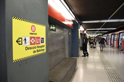 Transportes Metropolitanos de Barcelona, en una imagen oficial publicitada por TMB