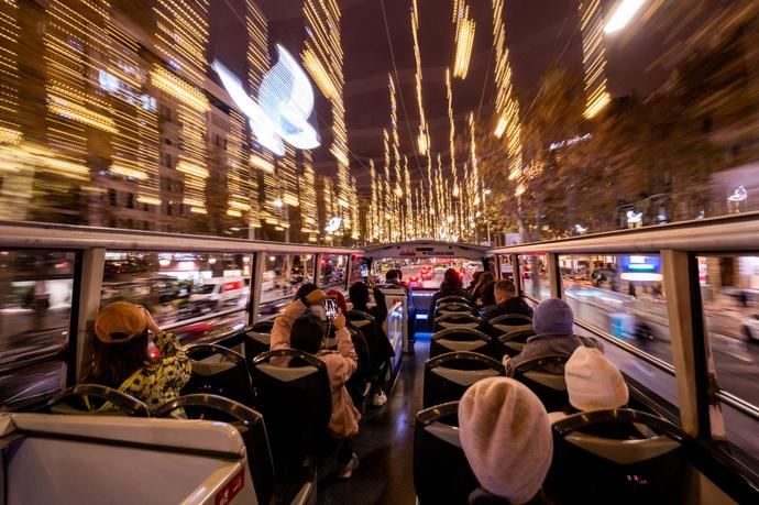 Barcelona Christmas Tour, ruta nocturna en bus para ver las luces
