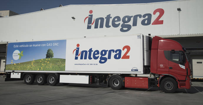 Integra2 pone en marcha su primer tráiler ECO en Madrid