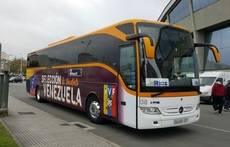 Monbus apoya a las selecciones de Galicia y Venezuela en sus traslados en autobús